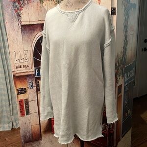 Free People Beach “Best Coast Tunic”, Seaglass, Size Small